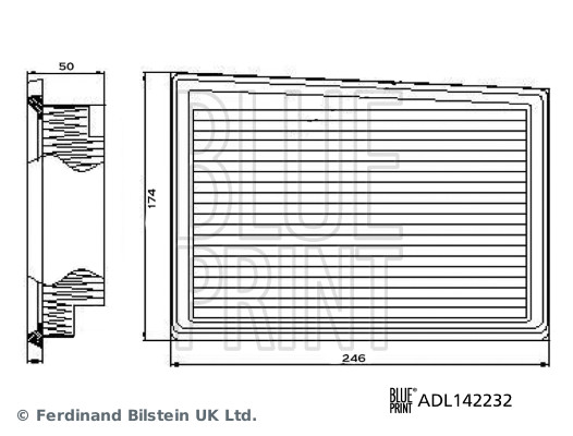 Air Filter - ADL142232 BLUE PRINT
