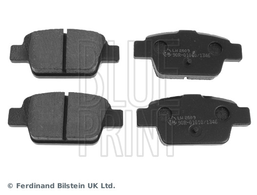 Brake Pad Set, disc brake - ADL144204 BLUE PRINT