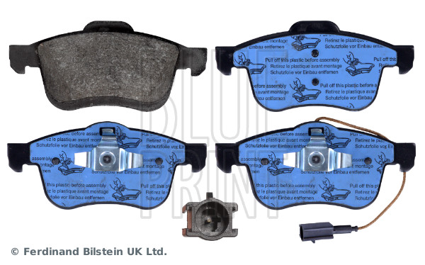 Brake Pad Set, disc brake - ADL144215 BLUE PRINT