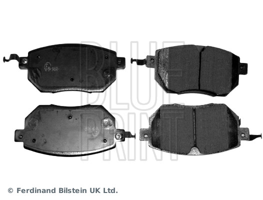 Kit pastiglie freno, Freno a disco - ADN142136 BLUE PRINT