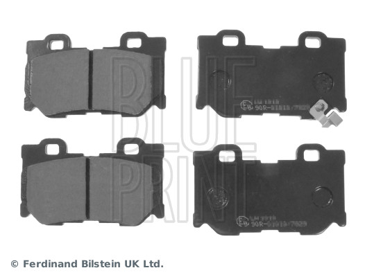 Kit pastiglie freno, Freno a disco - ADN142149 BLUE PRINT