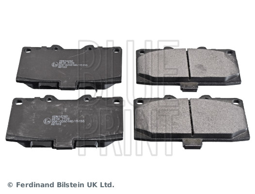 Brake Pad Set, disc brake - ADN14280 BLUE PRINT