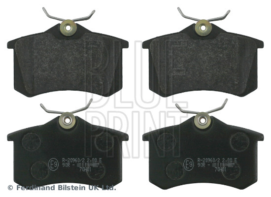 Brake Pad Set, disc brake - ADR164201 BLUE PRINT