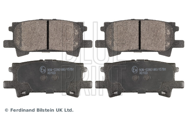 Brake Pad Set, disc brake - ADT342154 BLUE PRINT