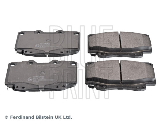 stabdžių trinkelių rinkinys, diskinis stabdys - ADT342160 BLUE PRINT