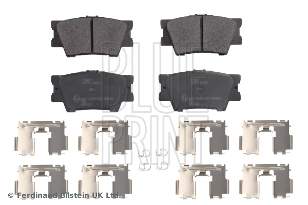Brake Pad Set, disc brake - ADT342168 BLUE PRINT