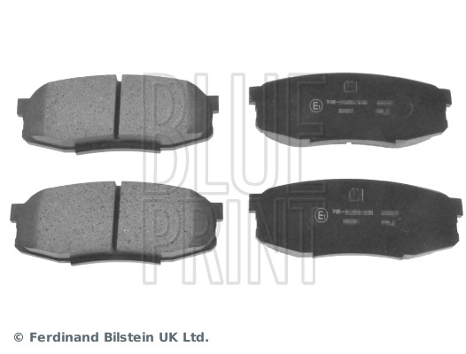 stabdžių trinkelių rinkinys, diskinis stabdys - ADT342176 BLUE PRINT