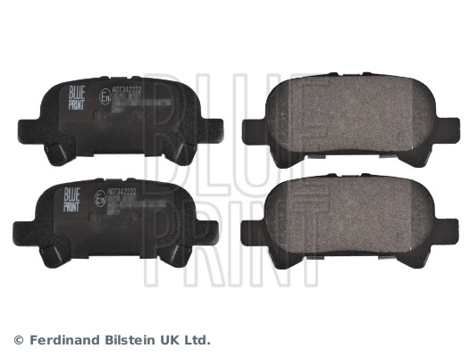 Brake Pad Set, disc brake - ADT342222 BLUE PRINT