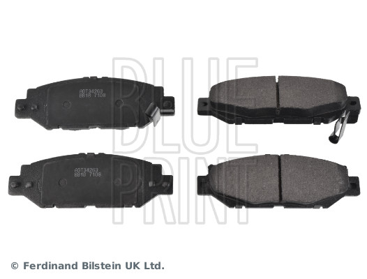 Brake Pad Set, disc brake - ADT34263 BLUE PRINT