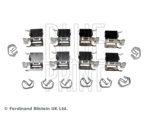 priedų komplektas, diskinių stabdžių trinkelės - ADT348605 BLUE PRINT