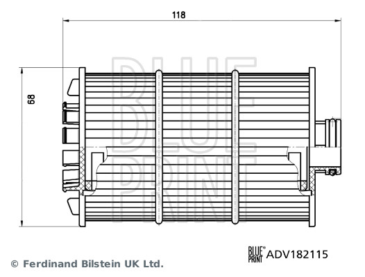 Oil Filter - ADV182115 BLUE PRINT