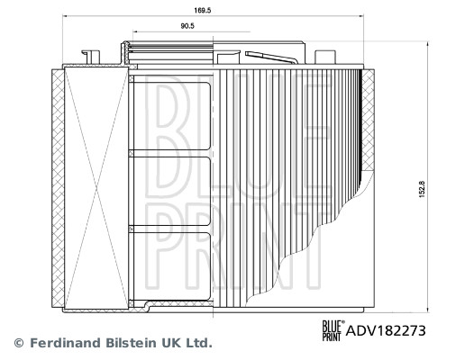 Air Filter - ADV182273 BLUE PRINT