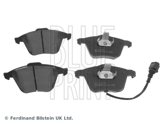 Brake Pad Set, disc brake - ADV184207 BLUE PRINT