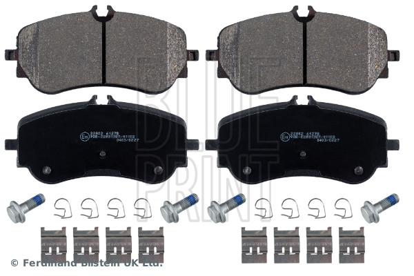 Kit pastiglie freno, Freno a disco - ADV184264 BLUE PRINT