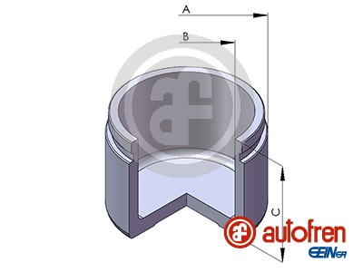 Piston, brake caliper - D025101 AUTOFREN SEINSA