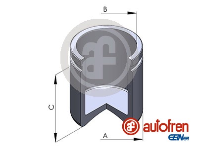 Piston, brake caliper - D025104 AUTOFREN SEINSA