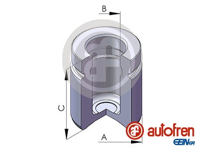 Piston, brake caliper - D025105 AUTOFREN SEINSA
