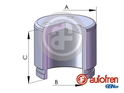 Piston, brake caliper - D025108 AUTOFREN SEINSA