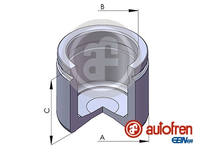 Piston, brake caliper - D025112 AUTOFREN SEINSA