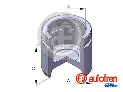 Piston, brake caliper - D025140 AUTOFREN SEINSA