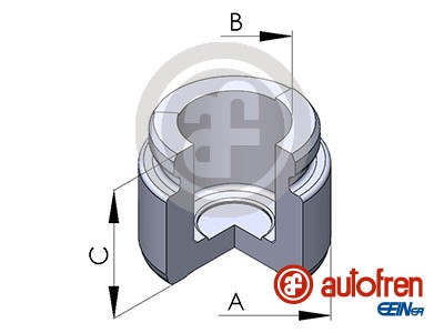 Piston, brake caliper - D025229 AUTOFREN SEINSA