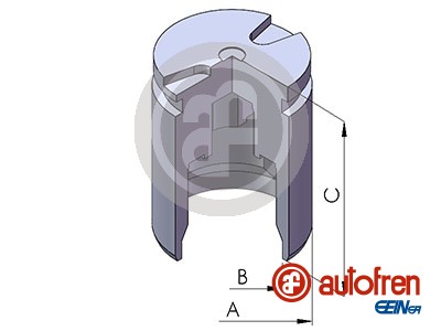 Piston, brake caliper - D02525 AUTOFREN SEINSA