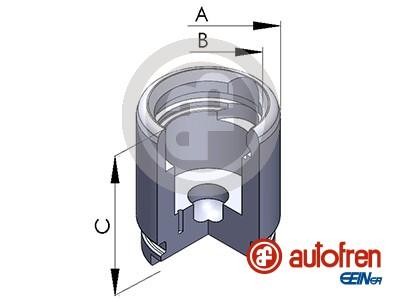Поршень, корпус скобы тормоза - D025257 AUTOFREN SEINSA