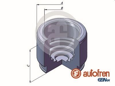 Piston, brake caliper - D025320 AUTOFREN SEINSA