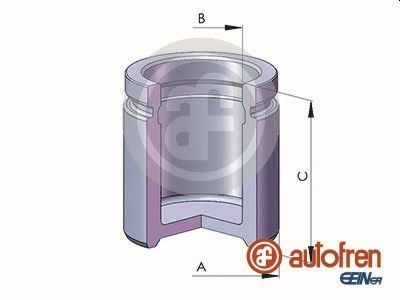 Piston, brake caliper - D025382 AUTOFREN SEINSA