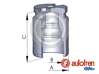 Piston, brake caliper - D025417 AUTOFREN SEINSA