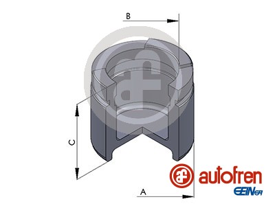 Piston, brake caliper - D025457 AUTOFREN SEINSA
