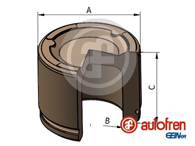 Piston, brake caliper - D025466 AUTOFREN SEINSA