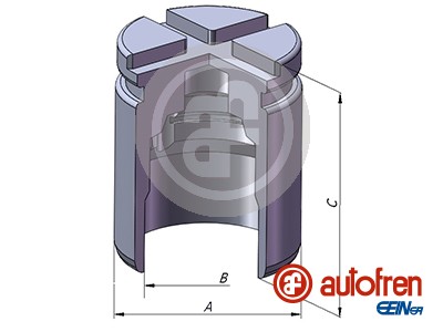 Pistone, Pinza freno - D025472 AUTOFREN SEINSA