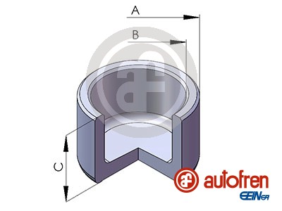 Pistone, Pinza freno - D025475 AUTOFREN SEINSA