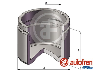 Piston, brake caliper - D025495 AUTOFREN SEINSA