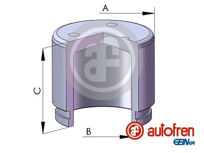 Piston, brake caliper - D02553 AUTOFREN SEINSA