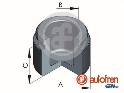 Piston, brake caliper - D025571 AUTOFREN SEINSA
