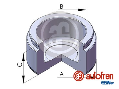 Piston, brake caliper - D025578 AUTOFREN SEINSA