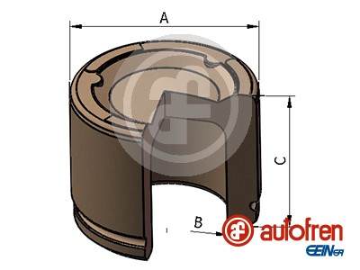 Piston, brake caliper - D025622 AUTOFREN SEINSA