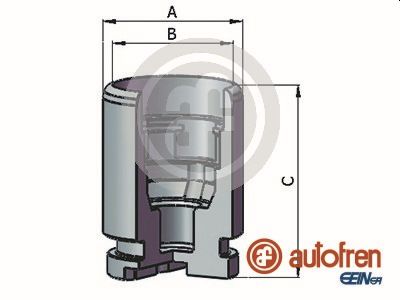 Pistone, Pinza freno - D025637 AUTOFREN SEINSA