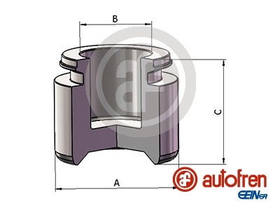 Pistone, Pinza freno - D025660 AUTOFREN SEINSA