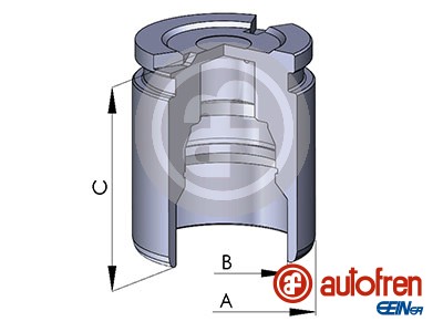 Piston, brake caliper - D025667 AUTOFREN SEINSA