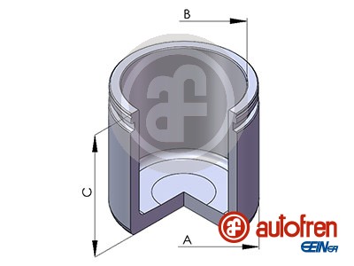 Piston, brake caliper - D025668 AUTOFREN SEINSA