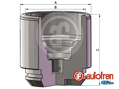 Piston, brake caliper - D025691 AUTOFREN SEINSA