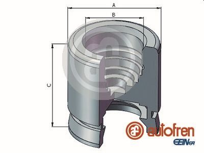 Pistone, Pinza freno - D025712 AUTOFREN SEINSA