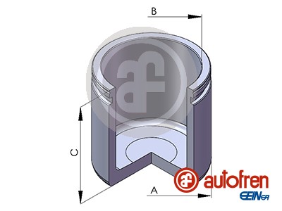 Piston, brake caliper - D02576 AUTOFREN SEINSA