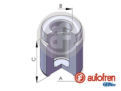 Piston, brake caliper - D02577 AUTOFREN SEINSA