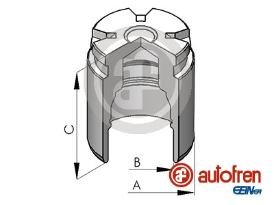 Piston, brake caliper - D02578 AUTOFREN SEINSA