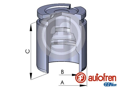 Piston, brake caliper - D025786 AUTOFREN SEINSA