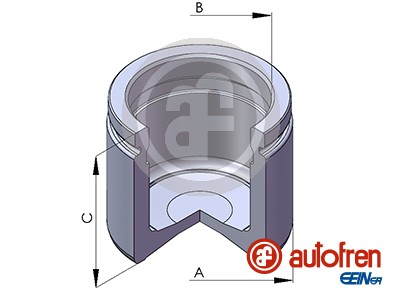 Piston, brake caliper - D02581 AUTOFREN SEINSA